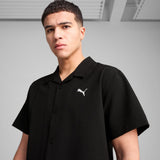 WARDROBE Essentials Seersucker Relaxed Shirt Men - Runner