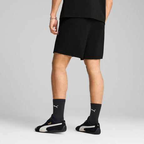 WARDROBE Essentials Seersucker Relaxed Shorts 6 Men - Runner