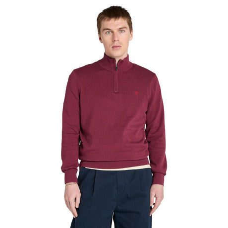 Williams River Cotton 1/4 Zip Sweater - Runner