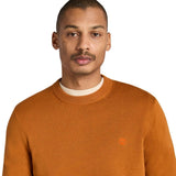 Williams River Cotton Sweater Leather - Runner