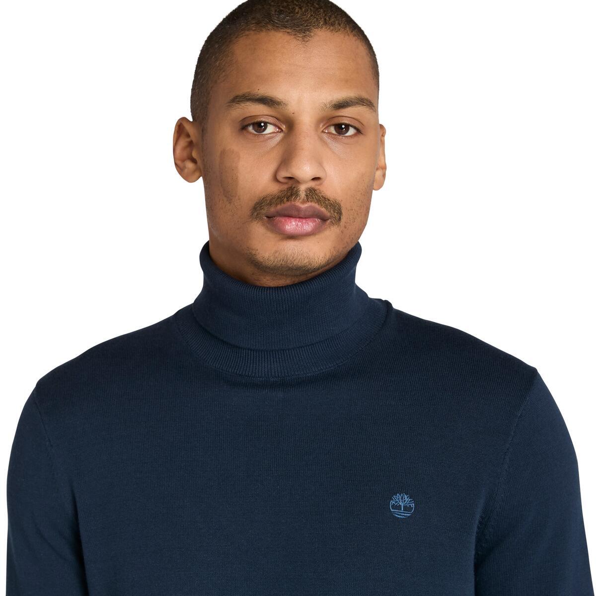 Williams River Turtle Neck Cotton Sweater - Runner