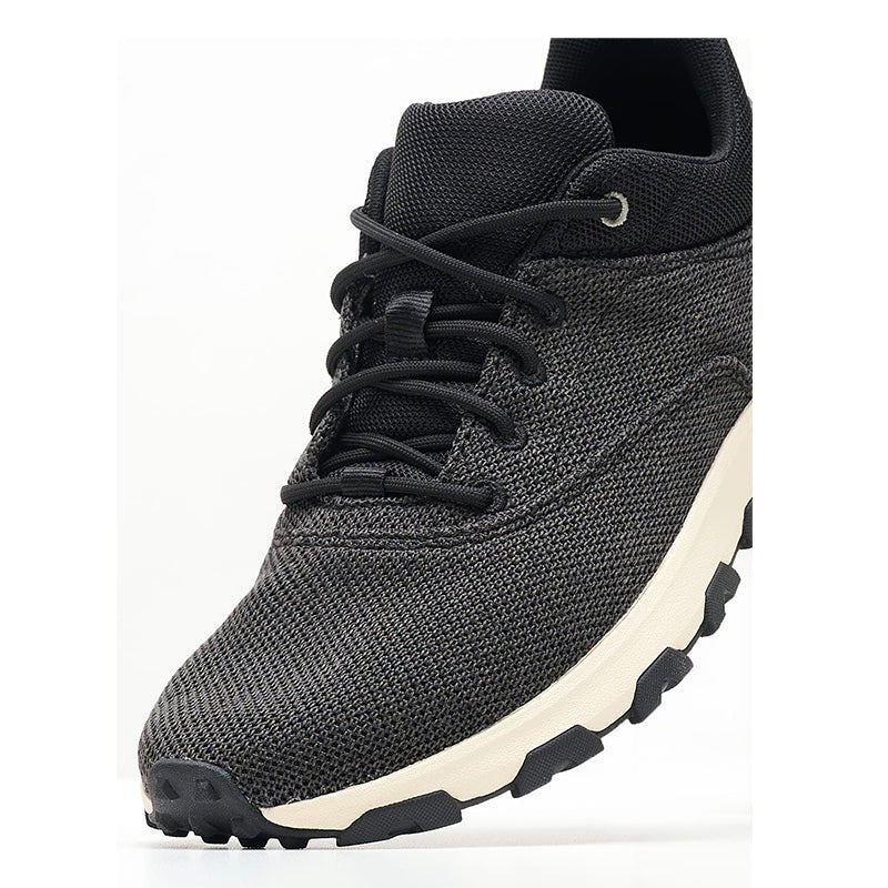 WINSOR PARK LOW LACE UP SNEAKER BLACK KNIT - Runner