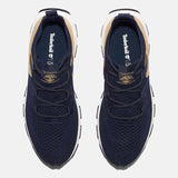 WINSOR TRAIL LOW LACE UP SNEAKER DARK BLUE KNIT - Runner