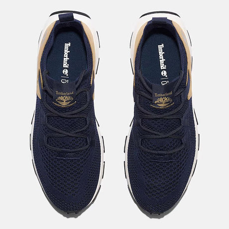 WINSOR TRAIL LOW LACE UP SNEAKER DARK BLUE KNIT - Runner