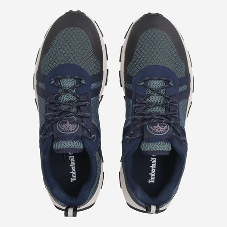 WINSOR TRAIL LOW LACE UP SNEAKER DARK BLUE MESH - Runner