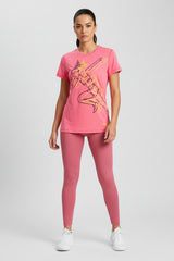 Women's Graphic Fireglow Tee. - Runner