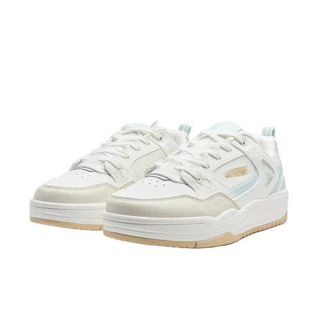 XTEP Women's Skateboarding Shoes Canvas White/Alabaster/Moonstone Blue 310060 - 8 XEW10 - Runner