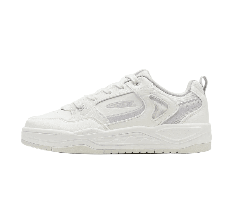 XTEP Women's Skateboarding Shoes Canvas White/Turbid Purple 310060 - 3 XEW11 - Runner